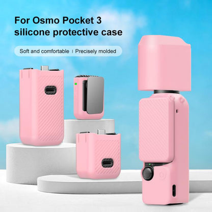 Pour DJI OSMO Pocket 3 PULUZ 6 en 1 Cache en silicone TPU pour objectif, poignée et écran