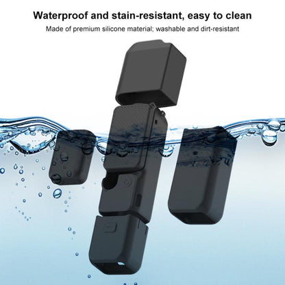 Pour DJI OSMO Pocket 3 PULUZ 6 en 1 Cache en silicone TPU pour objectif, poignée et écran