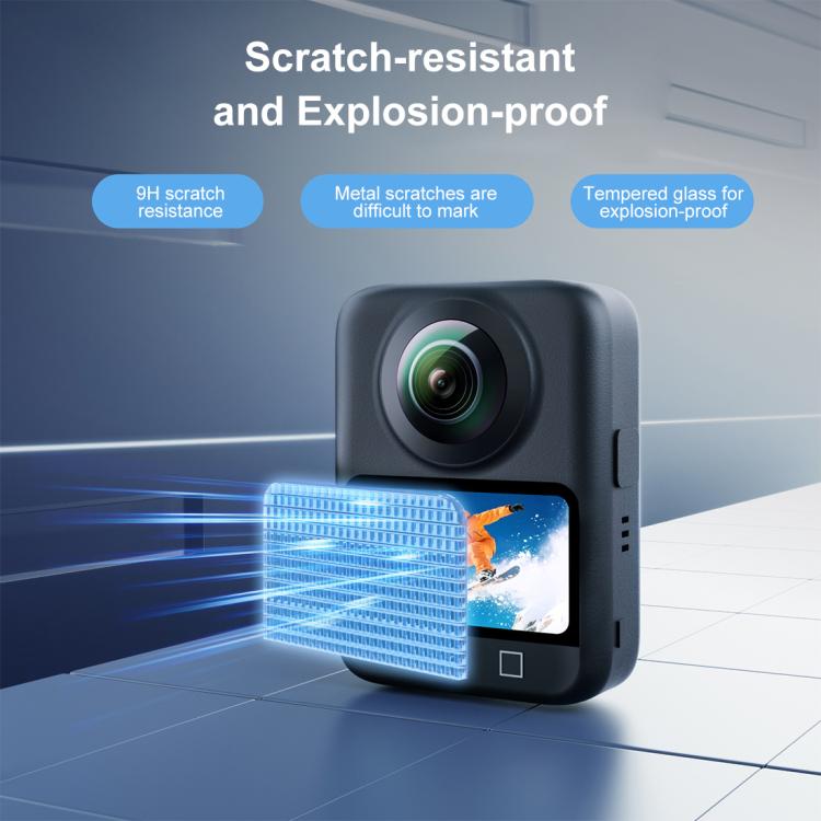 For DJI Osmo 360 PULUZ Screen Explosion-proof Tempered Glass Films, Screen  Film