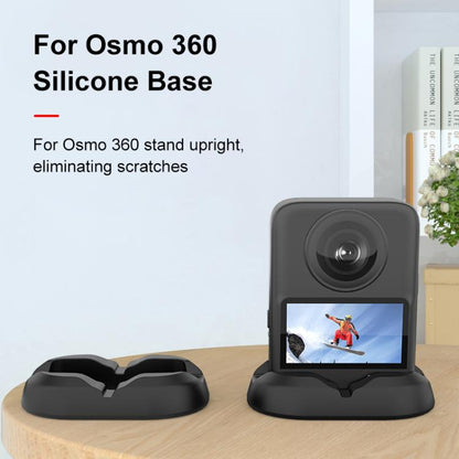 For DJI Osmo 360 PULUZ Silicone Base Stand, Desktop Silicone Base