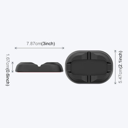 For DJI Osmo 360 PULUZ Car Silicone Base Stand, Car Silicone Base