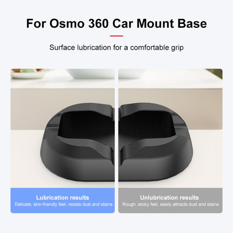 For DJI Osmo 360 PULUZ Car Silicone Base Stand, Car Silicone Base