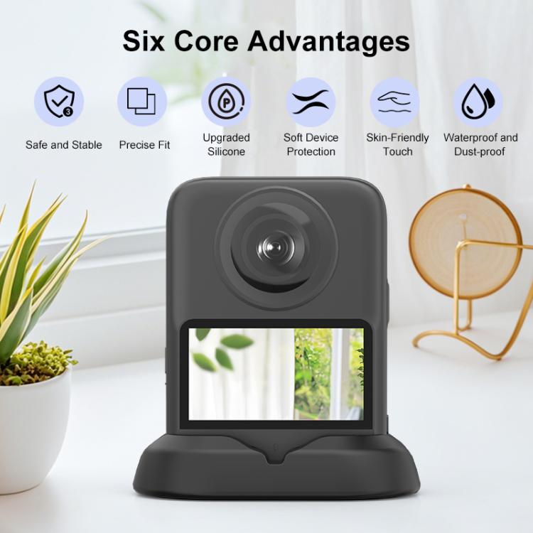 For DJI Osmo 360 PULUZ Car Silicone Base Stand, Car Silicone Base