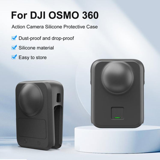 Pour DJI Osmo 360 STARTRC Appareil photo Tout-en-un Corps Objectif Housse en silicone, Corps Objectif Housse en silicone