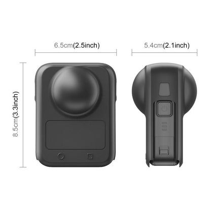 Pour DJI Osmo 360 STARTRC Appareil photo Tout-en-un Corps Objectif Housse en silicone, Corps Objectif Housse en silicone