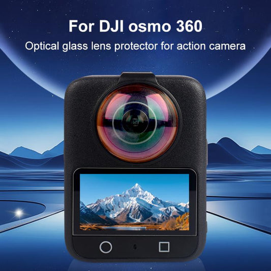 For DJI Osmo 360 PULUZ Optical Tempered Glass Cover Protective Lens Guard