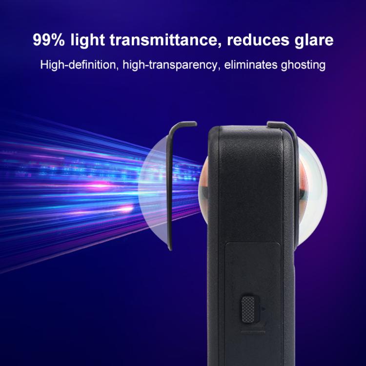 For DJI Osmo 360 PULUZ Optical Tempered Glass Cover Protective Lens Guard