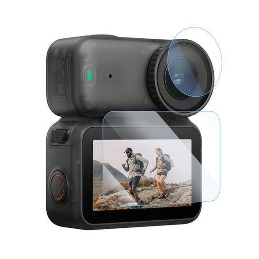 واقي شاشة زجاجي مقوى PULUZ مع عدسة من الهيدروجيل لكاميرا DJI Osmo Nano، لكاميرا DJI Osmo Nano