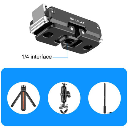 For DJI Osmo Nano PULUZ Magnetic Metal Quick Release Base Mount