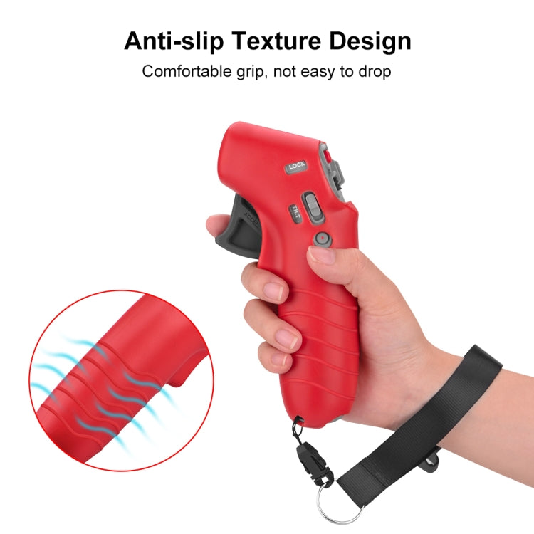 Pour DJI RC Motion 2 / DJI Avata / FPV Rocker Coque de protection en silicone PULUZ avec dragonne, Pour DJI Avata / FPV Rocker avec dragonne