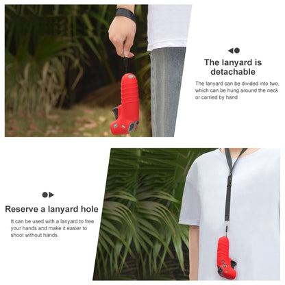 Pour DJI RC Motion 2 / DJI Avata / FPV Rocker Coque de protection en silicone PULUZ avec dragonne, Pour DJI Avata / FPV Rocker avec dragonne