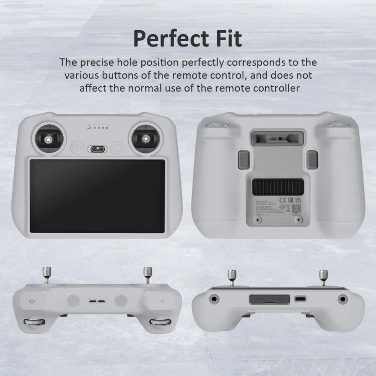Pour DJI Mini 3 Pro / DJI RC avec écran PULUZ Coque de protection en silicone, Pour DJI Mini 3 Pro / DJI RC avec écran