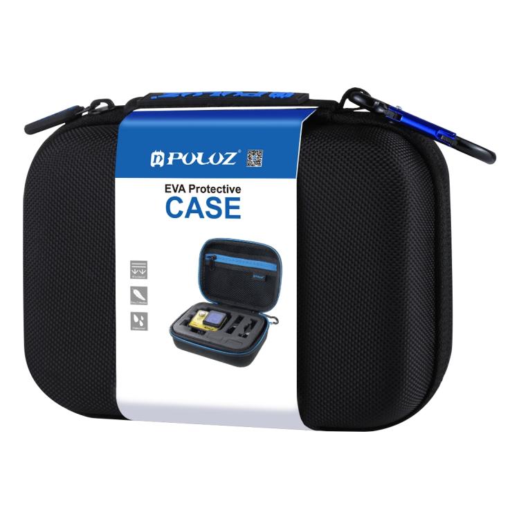 PULUZ Waterproof Carrying and Travel Case for GoPro, DJI Osmo Action and other Sport Cameras Accessories, Small Size: 16cm x 12cm x 7cm, US Stock Black, UK Stock Black, For GoPro, Size: 16cm x 12cm x 7cm