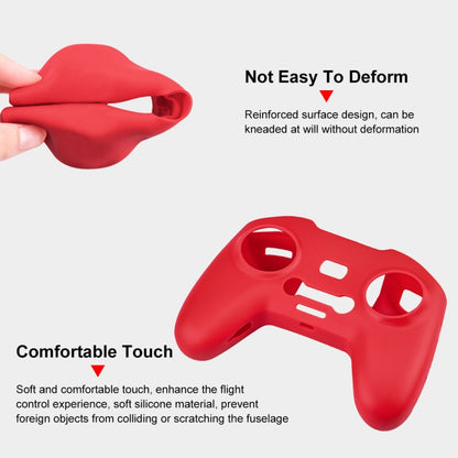 For DJI FPV Combo Remote Control PULUZ Silicone Protective Case with Neck Strap, For DJI FPV Combo Remote Control with Neck Strap