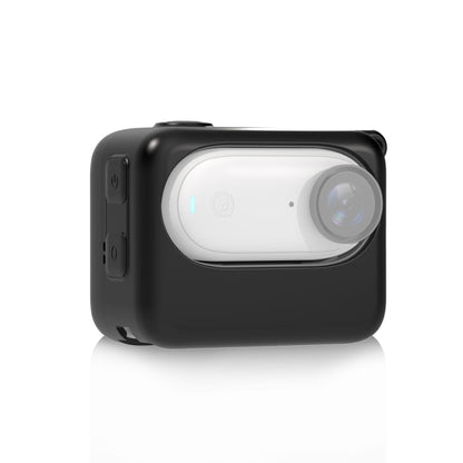 For Insta360 GO 3 PULUZ Camera Charging Case Silicone Case, Charging Case Case (White), Charging Case Case (Black)