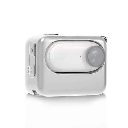 For Insta360 GO 3 PULUZ Camera Charging Case Silicone Case, Charging Case Case (White), Charging Case Case (Black)