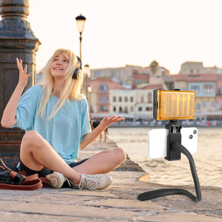 PULUZ Silicone Flexible Clip Mount Holder with Phone Clamp for Phones / GoPro