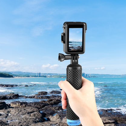 For DJI Osmo Action 4 / 3 PULUZ Vertical Plastic Protective Frame Cage with Cold Shoes, For DJI Osmo Action 5 Pro / 4 / 3 Vertical Cage