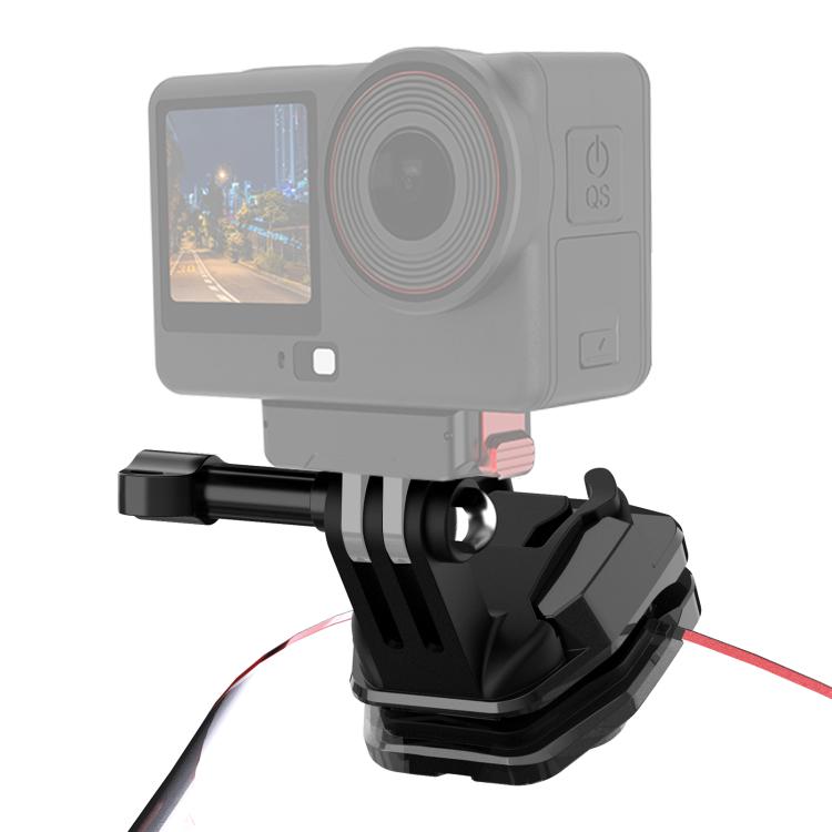 PULUZ Support de Caméra d'Action pour Pare-Brise de Moto pour GoPro Hero12 Black / DJI Osmo Action 4 / Insta360 X4 / Ace Pro et Autres Caméras d'Action, Clip de Pare-Brise I