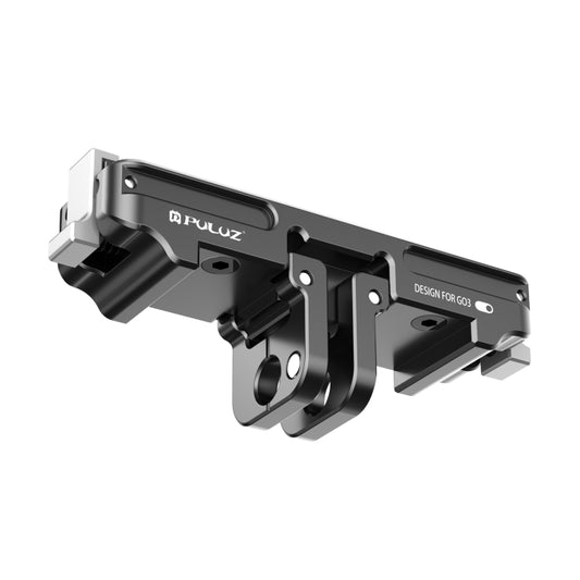 For Insta360 GO3 PULUZ Magnetic Aluminum Alloy Quick Release Base Mount, For Insta360 GO3 / GO 3S CNC