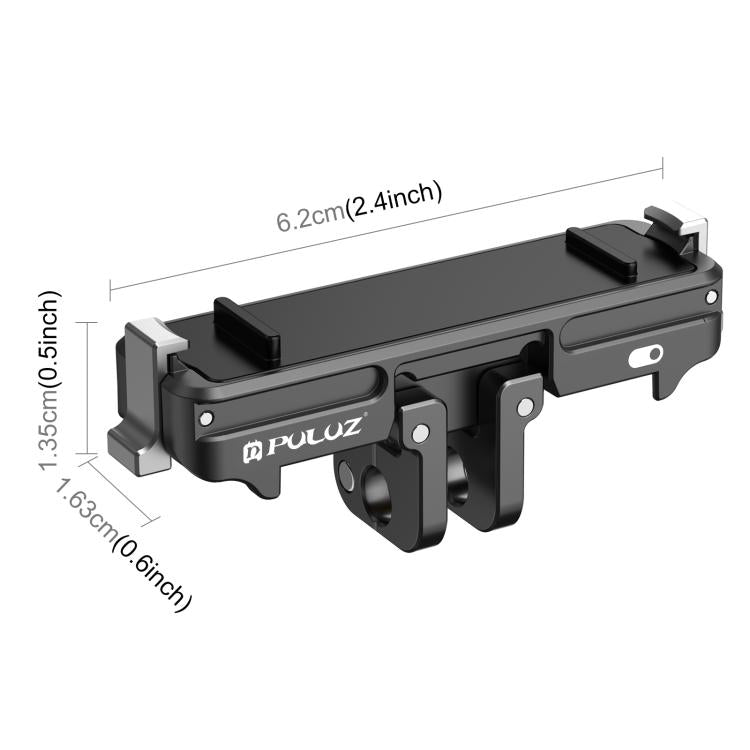 Pour support de base à dégagement rapide magnétique ABS PULUZ pour Insta360 GO3, pour Insta360 GO3 / GO 3S