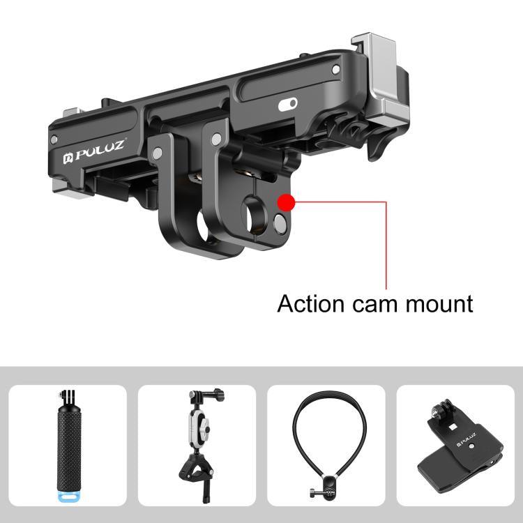 Pour support de base à dégagement rapide magnétique ABS PULUZ pour Insta360 GO3, pour Insta360 GO3 / GO 3S