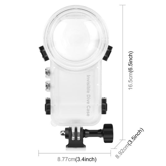 For Insta360 X4 PULUZ 50m Waterproof Sealed Diving Case, For Insta360 X4