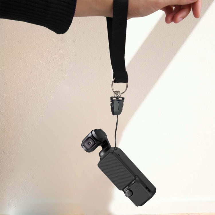 For DJI OSMO Pocket 3 PULUZ  2 in 1 Silicone Cover Case Set with Strap, Silicone Cover(Black), Silicone Cover(Grey)