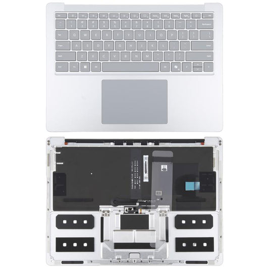 For Microsoft Surface Laptop 6 13.5 inch US Keyboard with C Shell / Touch Board (Silver), For Microsoft Surface Laptop 6 13.5 inch US