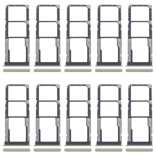 For Xiaomi Redmi 14C 4G 10pcs Original SIM Card Tray + SIM Card Tray + Micro SD Card Tray