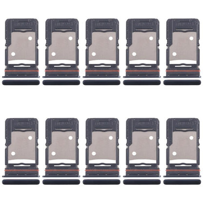 For Tecno Camon 18P 10pcs Original SIM Card Tray + SIM Card Tray + Micro SD Card Tray, For Tecno Camon 18 P(10pcs)