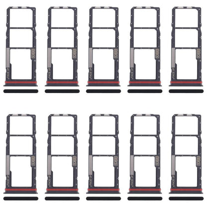 For Motorola Moto G04 10pcs Original SIM Card Tray + SIM Card Tray + Micro SD Card Tray, For Motorola Moto G04(Original), For Motorola Moto G04