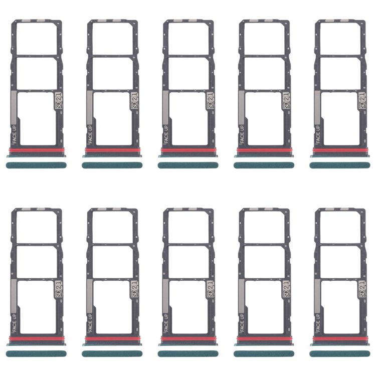 For Motorola Moto G04 10pcs Original SIM Card Tray + SIM Card Tray + Micro SD Card Tray, For Motorola Moto G04(Original), For Motorola Moto G04