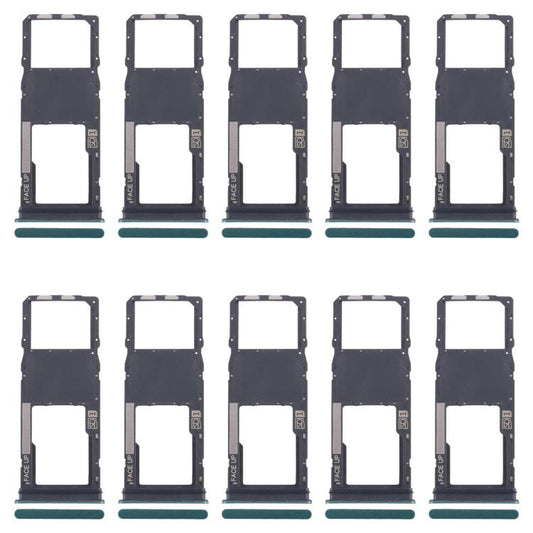 For Motorola Moto G04 10pcs Original SIM Card Tray + Micro SD Card Tray, For Motorola Moto G04(Original)