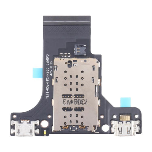 Placa de puerto de carga original para Lenovo Yoga Book YB1-X90F/X90L/X91F con ranura para tarjeta SIM (original)
