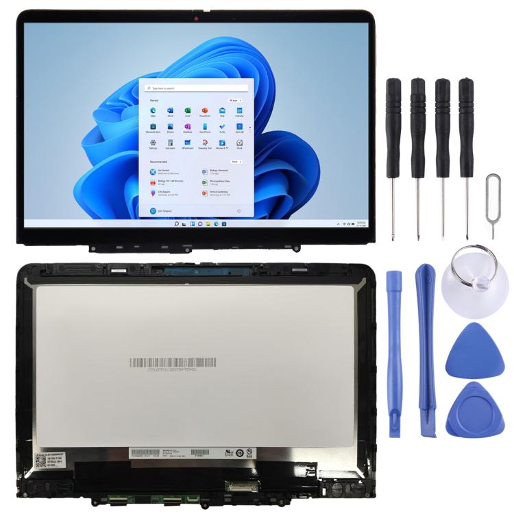 For Lenovo 300W Yoga Gen 4 82VM 82VN 1366x768 60HZ LCD Screen Digitizer Full Assembly with Frame