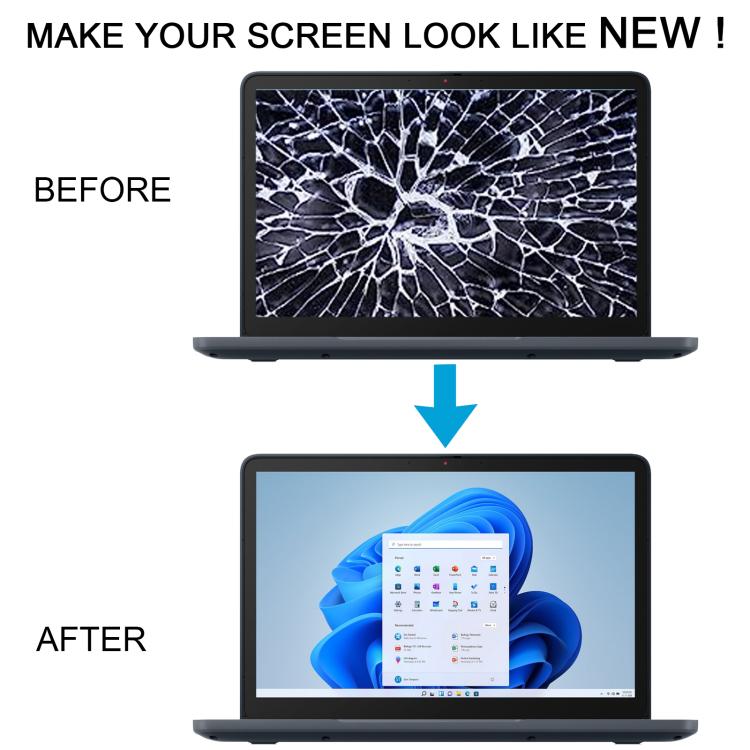 For Lenovo 300W Yoga Gen 4 82VM 82VN 1366x768 60HZ LCD Screen Digitizer Full Assembly with Frame