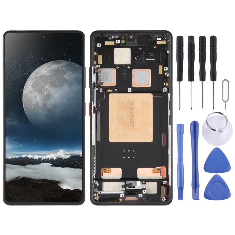 For ZTE Axon 60 Ultra Original Disassembled LCD Screen Digitizer Full Assembly with Frame, For ZTE Axon 60 Ultra(Original)