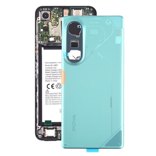 Pour la coque arrière d'origine Tecno Pova Curve 5G LJ8k, Pour Tecno Pova Curve 5G (Original)