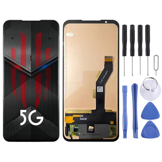 Pour écran LCD TFT ZTE Nubia RedMagic 5G / 5S NX659J de 6,65 pouces avec numériseur complet, ne prenant pas en charge l'identification d'empreintes digitales, pour ZTE Nubia RedMagic 5G / 5S