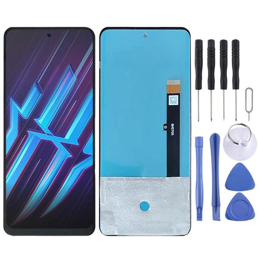 Pour écran LCD TFT ZTE Nubia RedMagic 6R NX666J avec numériseur complet, ne prenant pas en charge l'identification d'empreintes digitales, pour ZTE Nubia RedMagic 6R