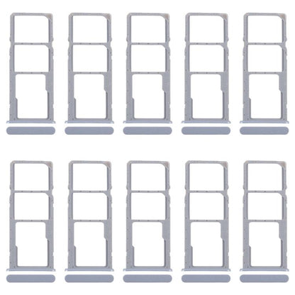 For Realme Note 50 RMX3834 10pcs Original SIM Card Tray + SIM Card Tray + Micro SD Card Tray, For Realme Note 50 (Original)