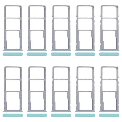 For Realme C51 RMX3830 10pcs Original SIM Card Tray + SIM Card Tray + Micro SD Card Tray, For Realme C51 (Original)