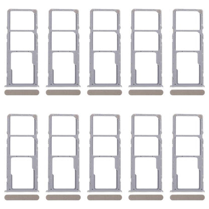 For Realme C51 RMX3830 10pcs Original SIM Card Tray + SIM Card Tray + Micro SD Card Tray, For Realme C51 (Original)