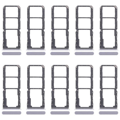 For Realme 11 5G RMX3780 10pcs Original SIM Card Tray + SIM Card Tray + Micro SD Card Tray, For Realme 11 5G(Original)