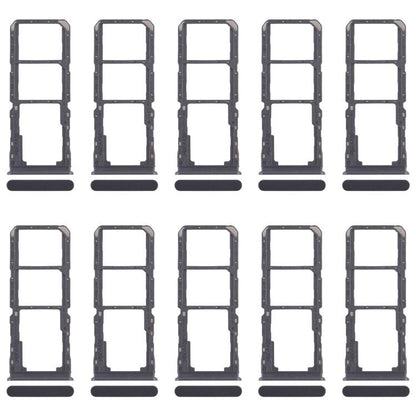 For Realme 11x 5G RMX3785 10pcs Original SIM Card Tray + SIM Card Tray + Micro SD Card Tray, For Realme 11x 5G(Original)