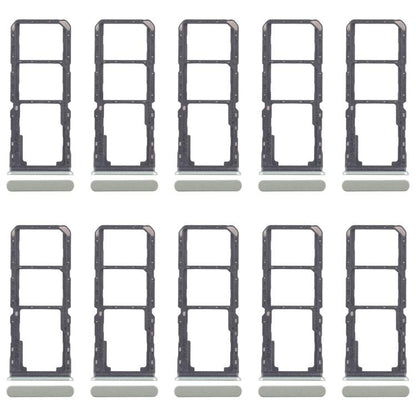 For Realme 11x 5G RMX3785 10pcs Original SIM Card Tray + SIM Card Tray + Micro SD Card Tray, For Realme 11x 5G(Original)
