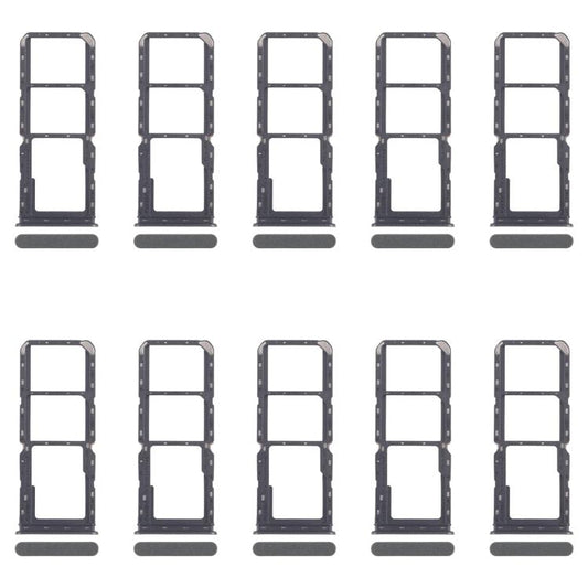 For Realme C67 4G RMX3890 10pcs Original SIM Card Tray + SIM Card Tray + Micro SD Card Tray, For Realme C67 4G(Original), For Realme C67 4G(Original,Light Green)