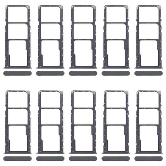 For Realme C61 4G RMX3939 RMX3930 10pcs Original SIM Card Tray + SIM Card Tray + Micro SD Card Tray, For Realme C61 4G(Original)