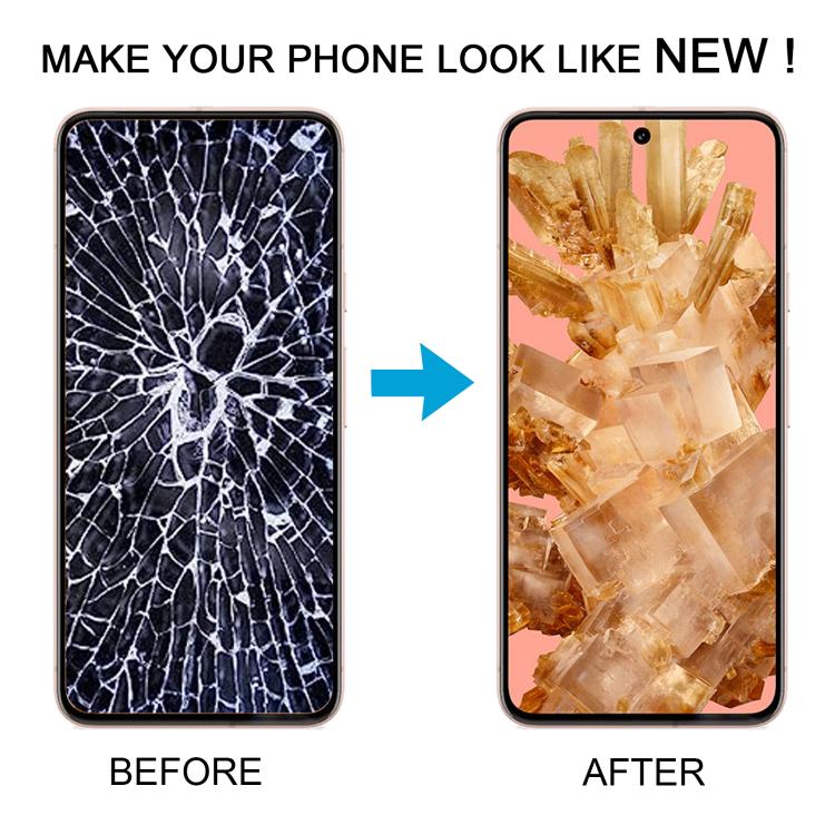 For Google Pixel 8 GKWS6 Original LCD Screen Digitizer Full Assembly with Frame, Including Fingerprint Flex Cable